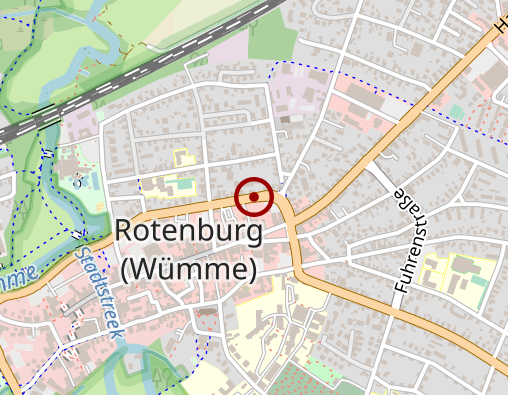 Karte: AGAPLESION WOHNEN & PFLEGEN ROTENBURG GmbH AGAPLESION Haus Stadtgarten