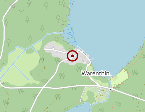 Karte: Volkssolidarität Landesverband Brandenburg e.V. Verbandsbereich Prignitz-Ruppin, Sozialstation Rheinsberg