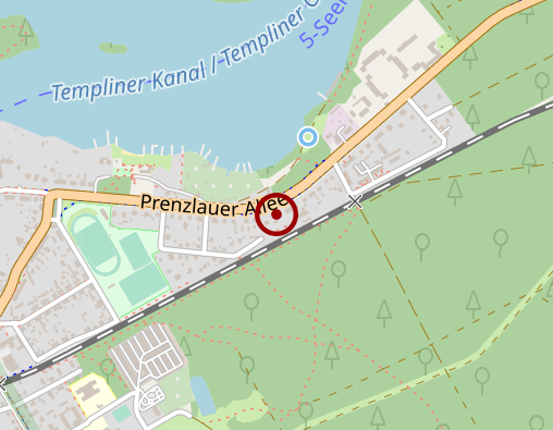 Karte: Uckermark Bestattungsinstitut UG