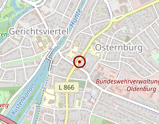 Karte: Taxiring Oldenburg GmbH