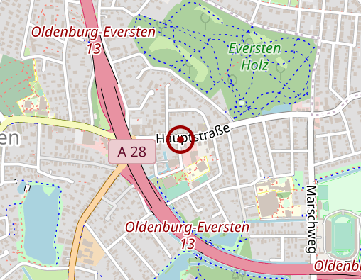 Karte: Eversten Apotheke