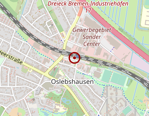 Karte: AHB Ambulanter Hauspflegeverbund GmbH & Co KG Bremen-Oslebshausen