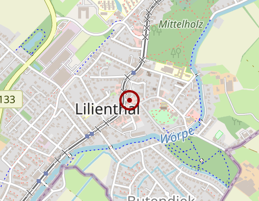 Karte: Cura Seniorencentrum Lilienthal - Ambulanter Pflegedienst