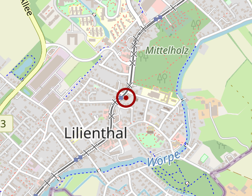 Karte: Pflegecentrum Lilienthal GmbH Tagespflegeeinrichtung