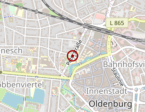 Karte: Pius-Hospital Oldenburg, Medizinischer Campus Universität Oldenburg