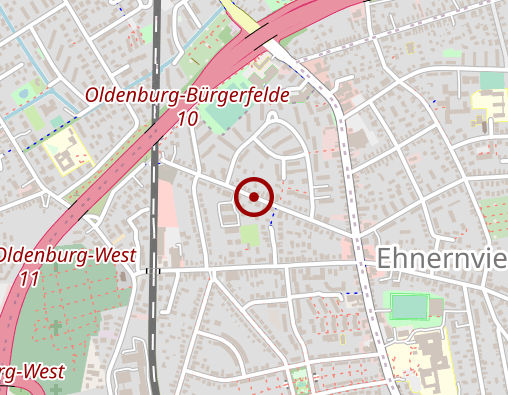 Karte: HISB Betreuungsdienst Oldenburg