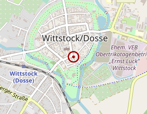 Karte: psychiatrische Tagesklinik Wittstock