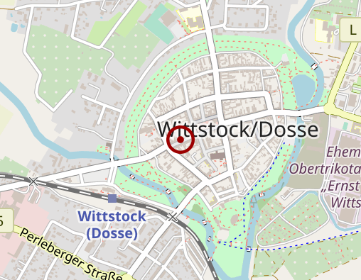 Karte: Sozialstation der Volkssolidarität Wittstock