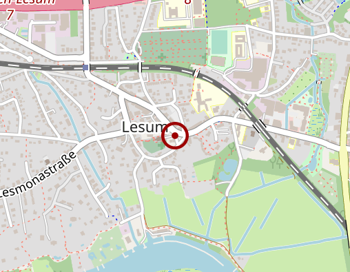 Karte: Dienstleistungszentrum Lesum