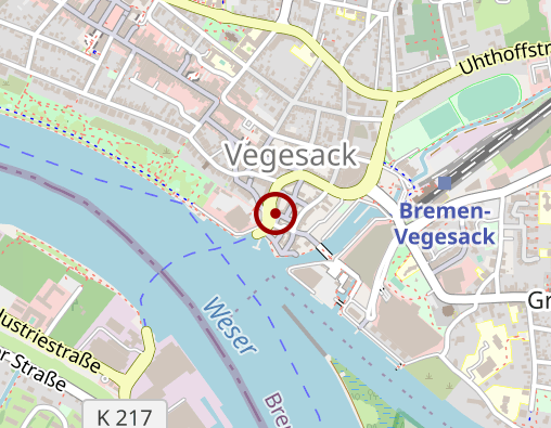 Karte: Sozialwerk der Freien Christengemeinde Bremen e.V. Tagespflege Vegesack