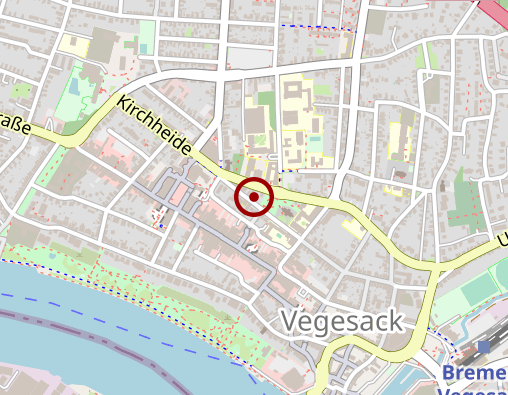 Karte: Paritätische Pflegedienste Bremen gGmbH Paritätische Pflegedienste Vegesack