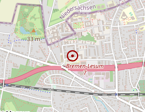 Karte: Senioreneinrichtung Mein Zuhause Lesum GmbH DOREAFAMILIE Bremen-Lesum