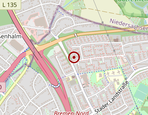 Karte: Tagespflege Marßel ambulante PFLEGE Bremer Heimstiftung gGmbH