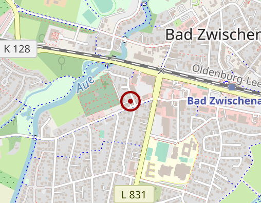 Karte: Bad Zischenahner Bestattungen Rohde & Borchardt GmbH