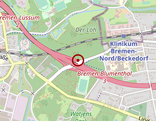 Karte: Kursana Domizil Bremen Haus Raphael