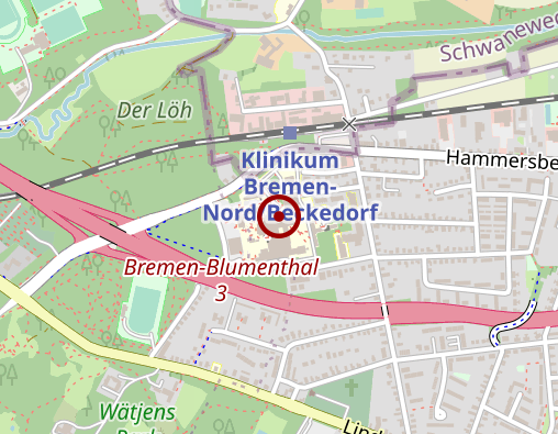 Karte: Klinikum Bremen-Nord