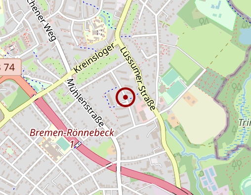 Karte: Dienstleistungszentrum Blumenthal