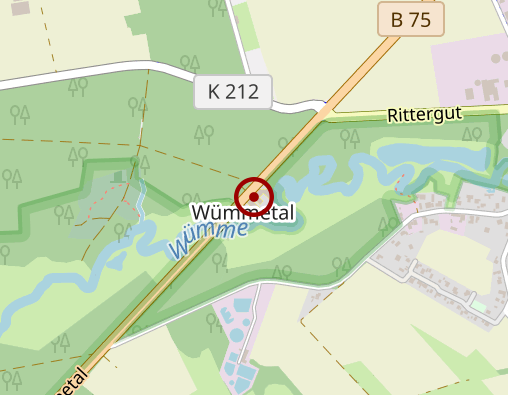 Karte: ProSENIS GmbH Alten- und Pflegezentrum "Haus Wümmetal"