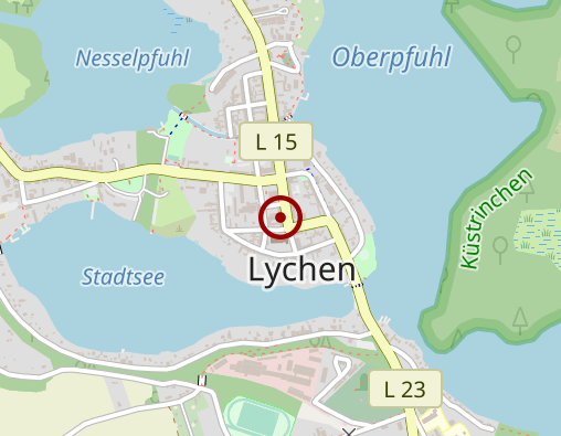 Karte: Häusliche Krankenpflege Lychen