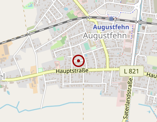 Karte: Ambulanter Pflegedienst Augustfehn