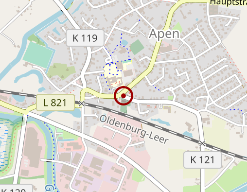 Karte: Wohnpark Apen Tagespflege