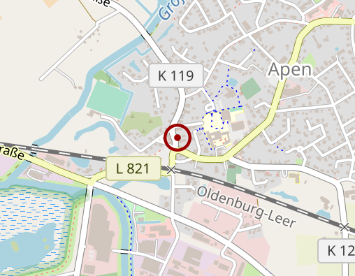 Karte: Ammerländer Pflegeservice GmbH & Co. KG