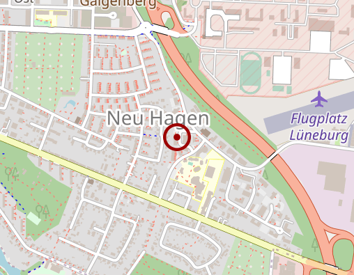 Karte: Sozialstation im Paritätischen Lüneburg