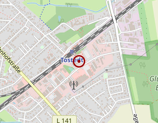 Karte: Lebenshilfe Lüneburg-Harburg gemeinnützige GmbH Mobile Assistenzdienste im Landkreis Harburg