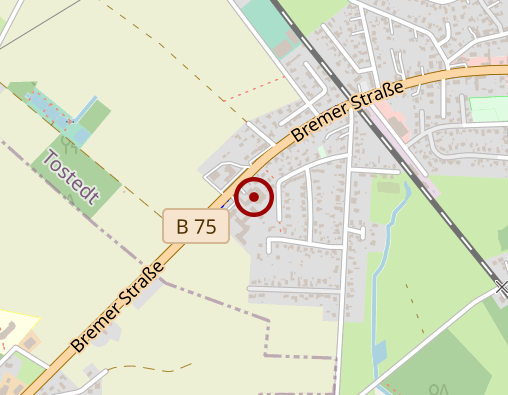 Karte: Herbergsverein, Altenheim und Diakoniestation zu Tostedt e.V.