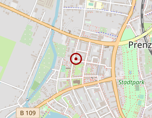 Karte: AWO Mecklenburg-Strelitz gemeinnützige GmbH Ambulanter Pflegedienst