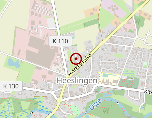 Karte: Tagespflege Heeslingen Diakoniestation des Ev.-luth. Kirchenkreises Bremervörde-Zeven gGmbH