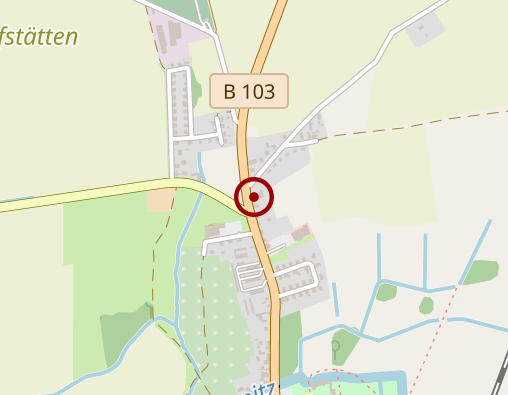 Karte: Häusliche Krankenpflege "Pusteblume" GmbH Region Meyenburg