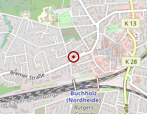 Karte: PNP Buchholz, Ärzte f. Neurologie Psychiatrie u. Psychotherapie