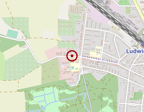 Karte: Werkstatt für behinderte Menschen Betriebsstätte Ludwigslust