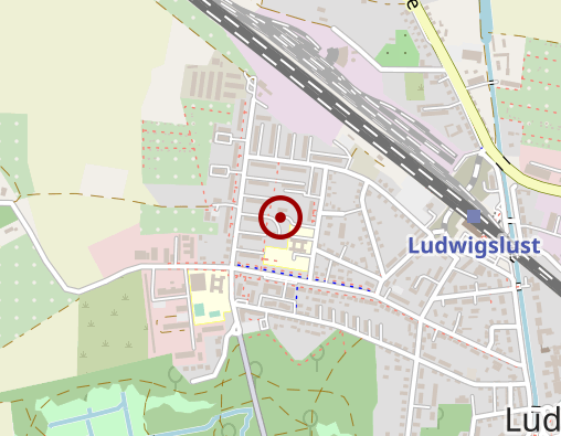 Karte: Trainingswohnen für geistig behinderte Menschen