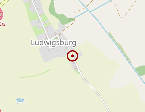 Karte: HKD Handelsges. für Kirche Ev. Seniorenzentrum Gutshaus Ludwigsburg Betreutes Wohnen