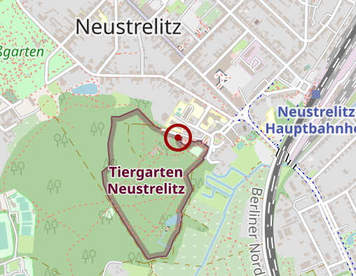 Karte: Rehabilitationszentrum Neustrelitz e.V. Verw.