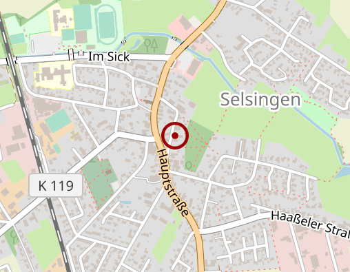 Karte: Diakoniestation des Ev.-luth. Kirchenkreises Bremervörde-Zeven gGmbH Tagespflege Selsingen