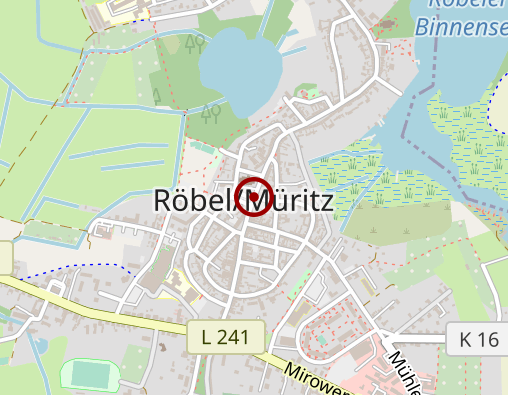 Karte: Pflegedienst Röbel Kerstin Tirgrath Ambulanter Pflegedienst