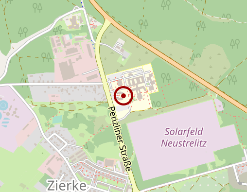 Karte: DRK-Fachpflegeeinrichtung Mecklenburg-Strelitz für Menschen im Wachkoma