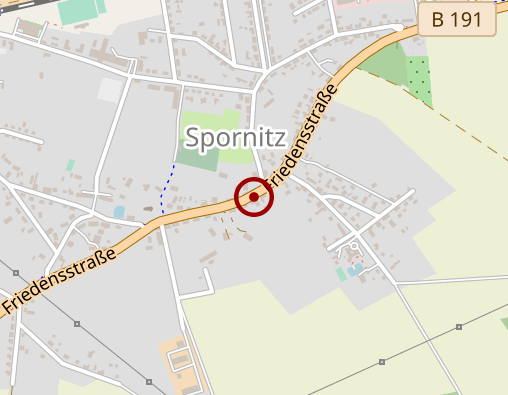 Karte: Sozialstation des Diakoniewerkes der Propstei Parchim e.V. Sozialstation