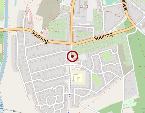 Karte: Trainingswohnen für geistig behinderte Menschen