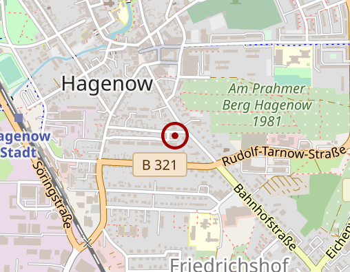 Karte: Volkssolidarität Sozialstation Hagenow