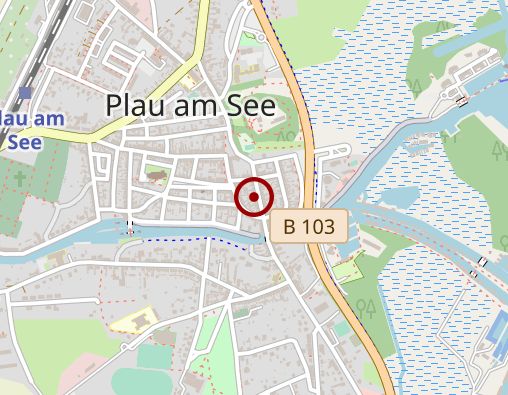 Karte: Rode Berthold Taxiunternehmen