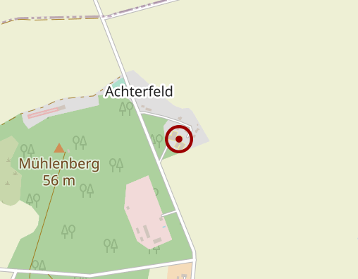 Karte: Kursana Domizil Pflegeeinrichtung für Senioren Haus Achterfeld