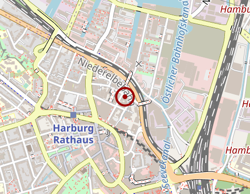 Karte: Blindenwerkstatt Harburg - Stephan Bruhs