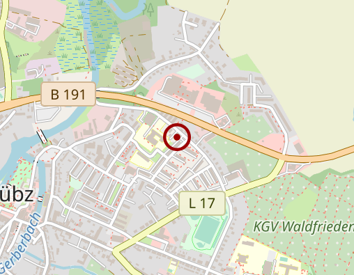 Karte: Lübzer Tagespflege