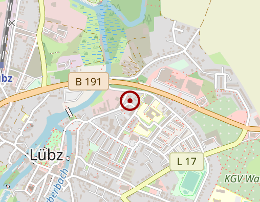 Karte: Ambulanter Pflegedienst Sozialstation der AWO - Lübz/Plau