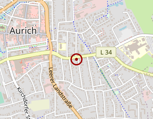 Karte: Ostfriesicher Pflegedienst VT UG (haftungsbeschränkt) Mobiler Pflegedienst