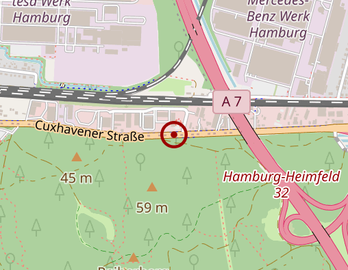 Karte: HELIOS Mariahilf Klinik Hamburg